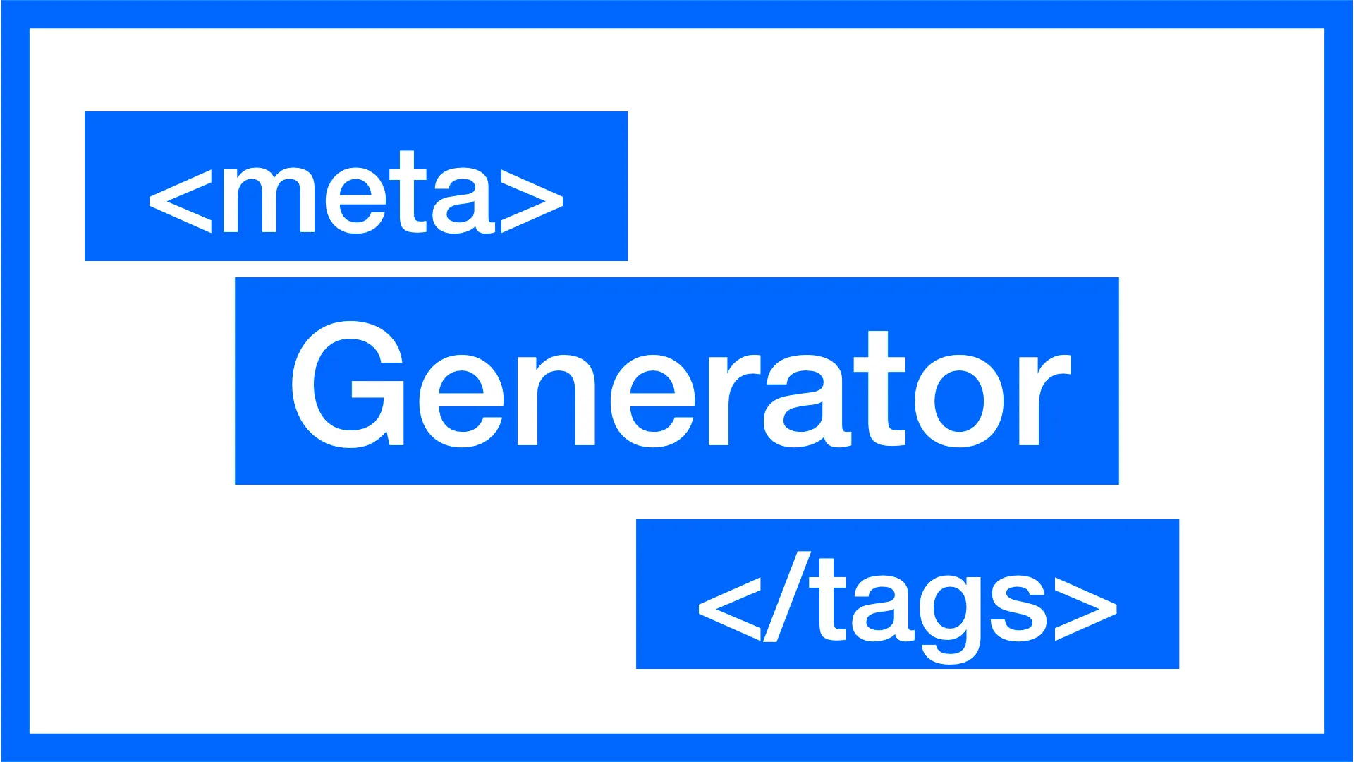Generador de etiquetas Metas online